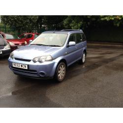 HONDA HRV 5 DOOR LOW MILEAGE LONG MOT BARGAIN