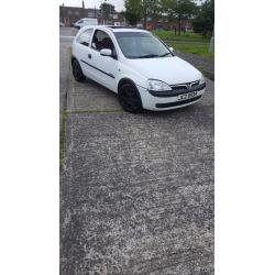 For sale or swap 01 corsa 1.7 diesel mot to next jan