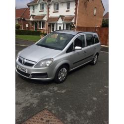 2006 Vauxhall zafira 1.6 full history