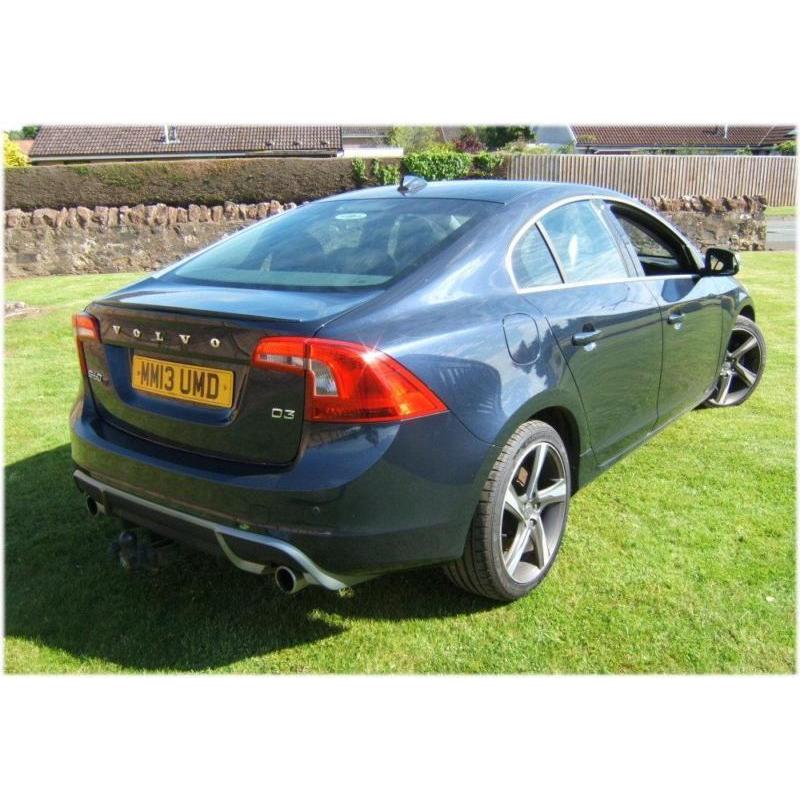 Volvo S60 2.0D D3 136bhp R-Design 2013 13 reg with 44k miles