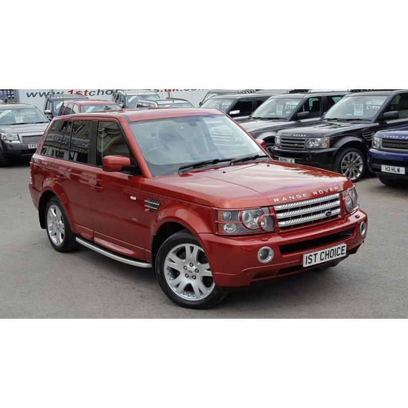 2006 LAND ROVER RANGE ROVER SPORT TDV6 HSE LOW MILEAGE RIMINI RED WITH CREAM L