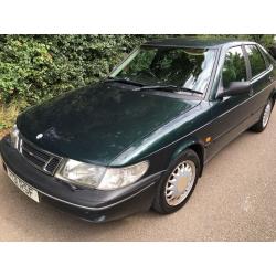 SAAB 900 XS Auto 2290cc Petrol Automatic 5 door hatchback P reg 30/06/1997 Green