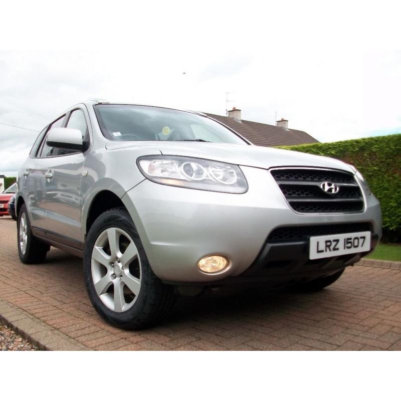 2007 HYUNDAI SANTA FE CRDI DIESEL 4X4 JEEP FULL LEATHER