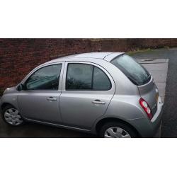 NISSAN MICRA 1.2 SE 2005 63400 MILES 4 DOOR MOT UNTIL 21/12/16