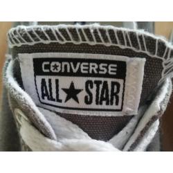 Grey All star converse kids shoes