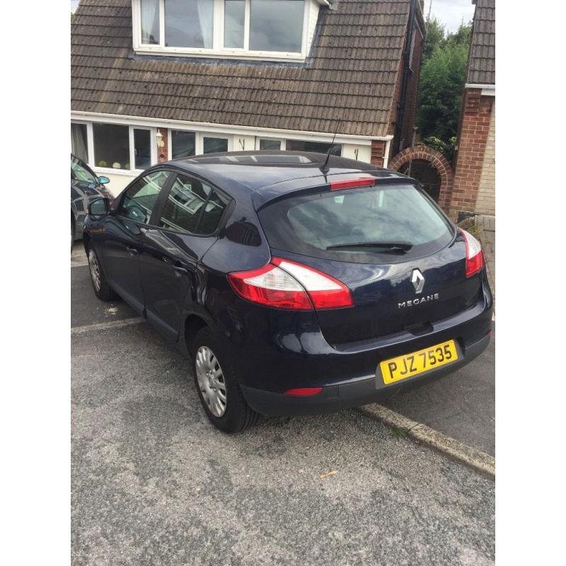 Renault megane 09 plate low miles for sale. 1 previous owner full MOT (11 months remaining)