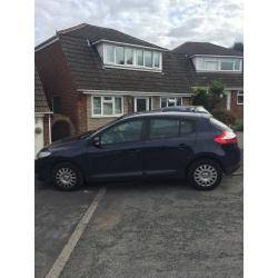 Renault megane 09 plate low miles for sale. 1 previous owner full MOT (11 months remaining)