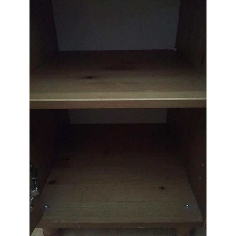 IKEA hemnes solid pine bedside cabinets