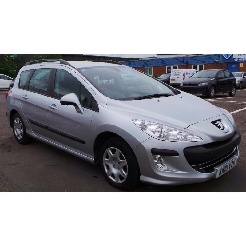 2010 10 PEUGEOT 308 S SW 1.6 HDI ESTATE MOT 04/17(CHEAPER PART EX WELCOME)FREE DRIVEAWAY INSURANCE