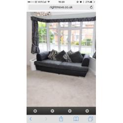 Sofaworks Black/Grey Sofa