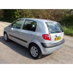 Hyundai Getz 1.4 CDX 2008 5 door Silver Full MOT Warranty