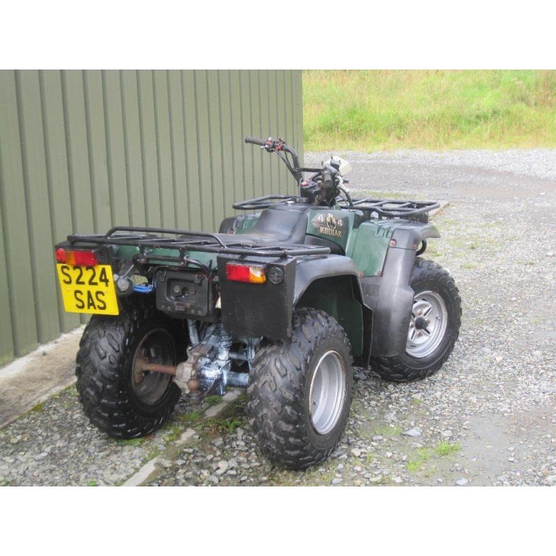 Yamaha Big Bear Agri Road Registered Quad 4 wd