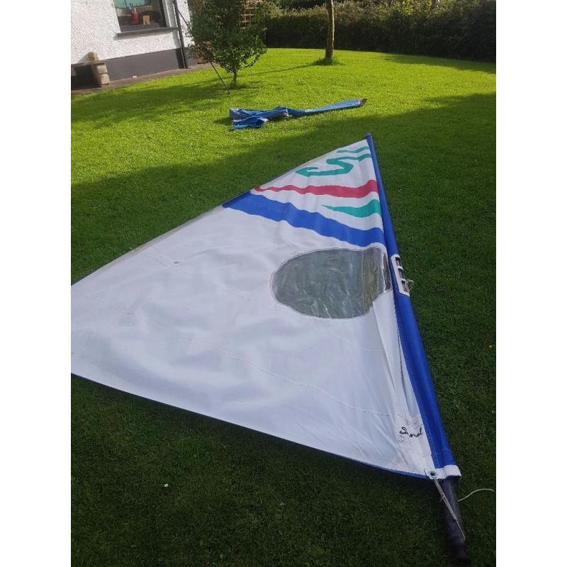 Sainval Windsurf sail and mast for sale