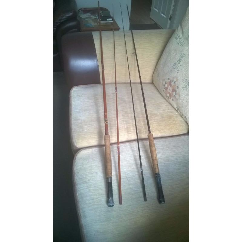 Two 9ft Carbon Fly Fishing Rods (The price is for both and I will not split)