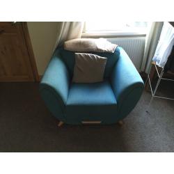 Teal Sofa set.