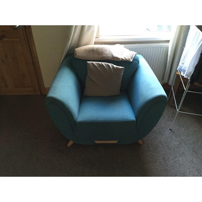 Teal Sofa set.