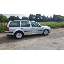 VOLKSWAGEN GOLF 1.6 S ESTATE 2003. ONLY 74,724 MILES, 2 PREVIOUS OWNERS. MOT FEBRUARY 2017.