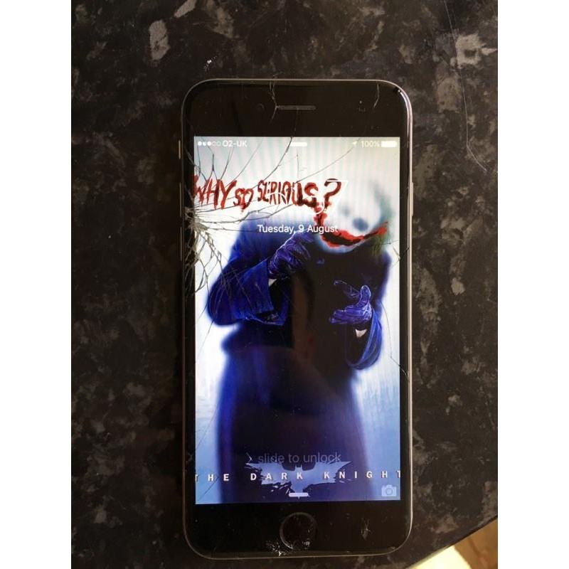 iPhone 6 screen damage o2 16gb