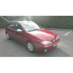 2002 RENAULT MEGANE 1.4 EXPRESSION +, MOT, NICE DRIVE, VERY TIDY