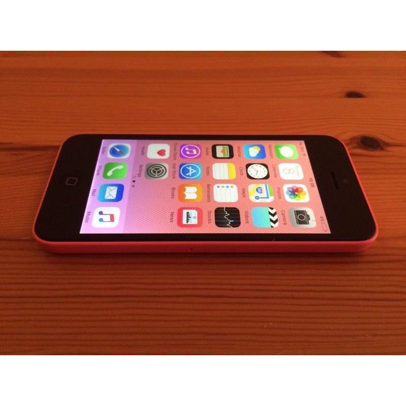 Pink iPhone 5c (unlocked, please read the add)