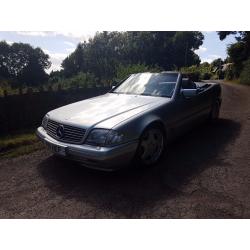 MERCEDES SL320 CONVERTIBLE AUTOMATIC TRULY IMMACULATE CONDITION *VERY LOW MILES* MOT UNTIL JUNE 2017