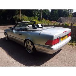 MERCEDES SL320 CONVERTIBLE AUTOMATIC TRULY IMMACULATE CONDITION *VERY LOW MILES* MOT UNTIL JUNE 2017