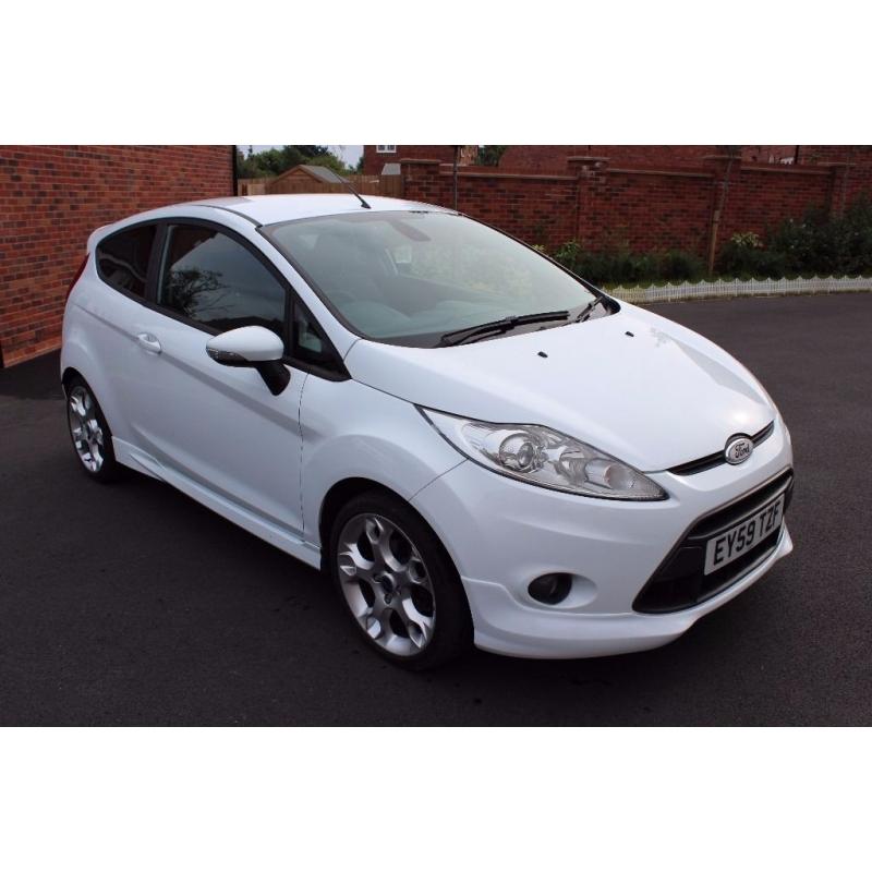 2009 FORD FIESTA ZETEC S 120 WHITE 34200 Miles Street Pk Bluetooth Voice Control