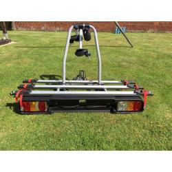 3 Bike rack for tow bar with electrics