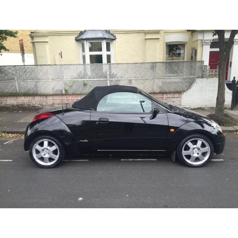 2005 FORD STREETKA CONVERTIBLE. BLACK LEATHER, FULL SERVICE HISTORY, CAR DRIVES BRILLIANTLY