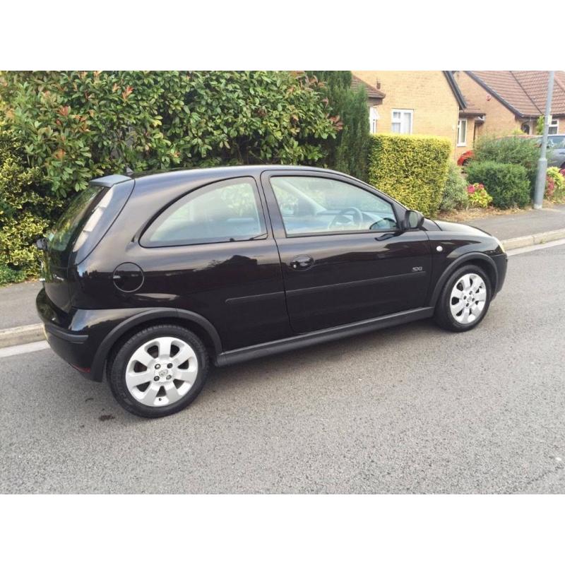 Vauxhall Corsa 1.2 2005 Black 3 Door Only 58k Genuine Milage