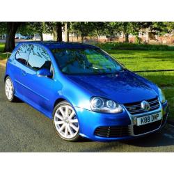 ?3 MONTHS WARRANTY? (2009) VOLKSWAGEN GOLF R32 DSG 4MOTION -SAT NAV-LEATHER - FSH -FREE DELIVERY UK