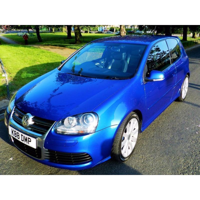 ?3 MONTHS WARRANTY? (2009) VOLKSWAGEN GOLF R32 DSG 4MOTION -SAT NAV-LEATHER - FSH -FREE DELIVERY UK