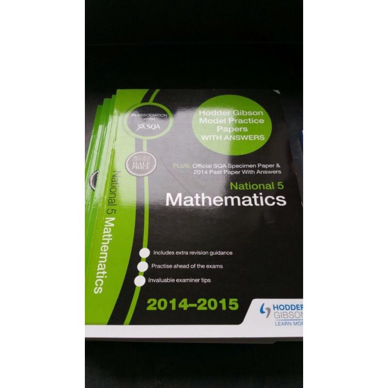 National 5 study books rrp 8.99