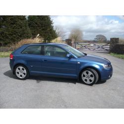 AUDI A3 3.2 V6 QUATTRO 4 WHEEL DRIVE 250BHP 6 SPEED