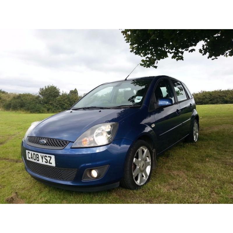 2008 '08 Ford Fiesta 1.25 Zetec Blue 46k Genuine miles Full Ford S/History New Mot 1 P/Owner