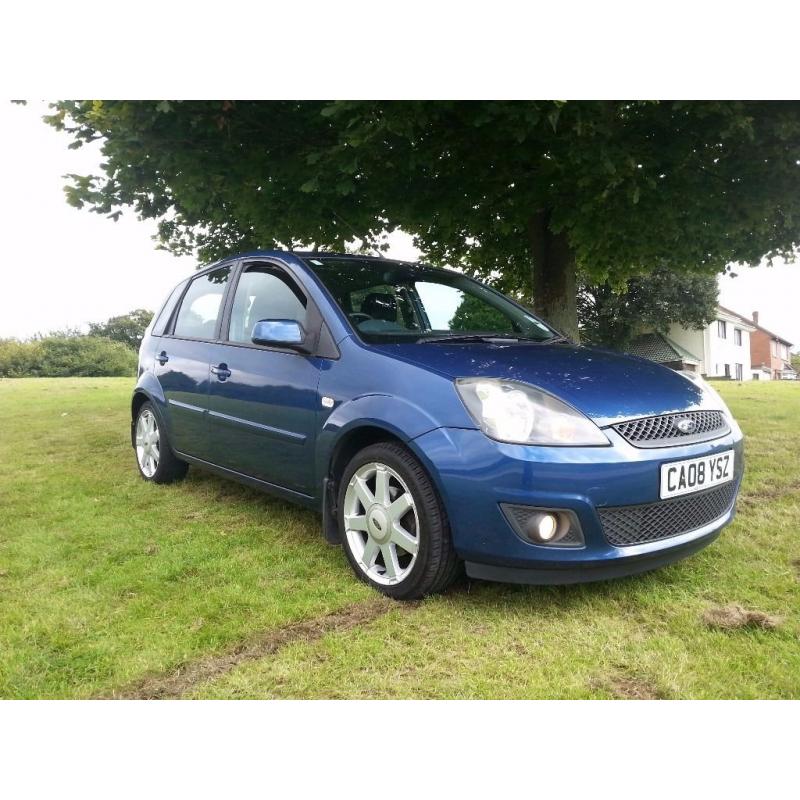 2008 '08 Ford Fiesta 1.25 Zetec Blue 46k Genuine miles Full Ford S/History New Mot 1 P/Owner