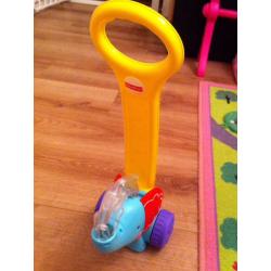 Fisherprice/ fisher price pop and push elephant toy