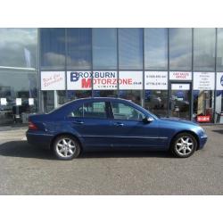 2002 02 MERCEDES-BENZ C CLASS 2.6 C240 ELEGANCE 4d 170 BHP MOT APRIL 2017 *** GUARANTEED FINANCE ***