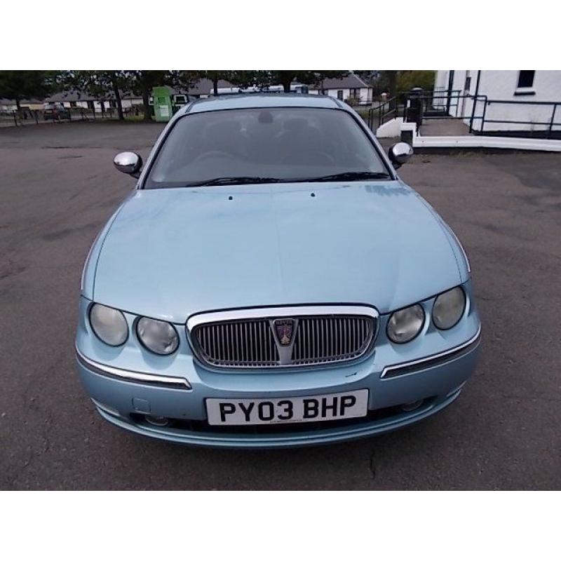 ROVER 75 2.0 CONNOISSEUR DIESEL SALOON 03 REG MOT MAY 2017