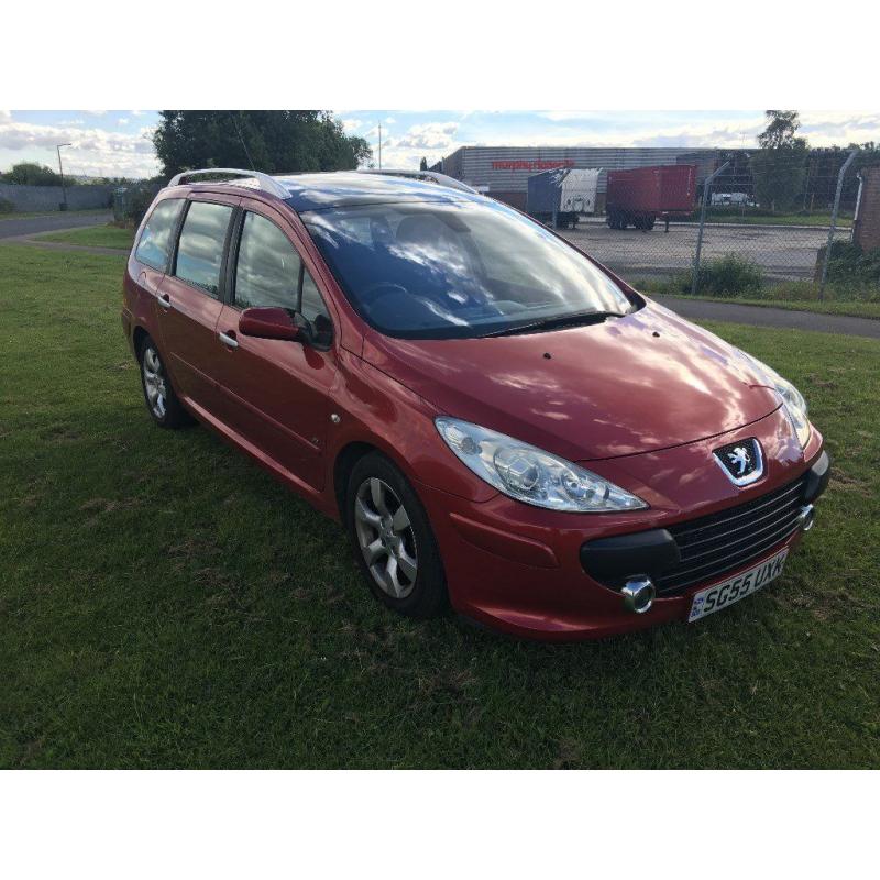 55 REG PEUGEOT 307 SW 2.0 HDi SE 5DR-GREAT MPG-LONG MOT-GREAT CAR LOOKS & DRIVES WELL