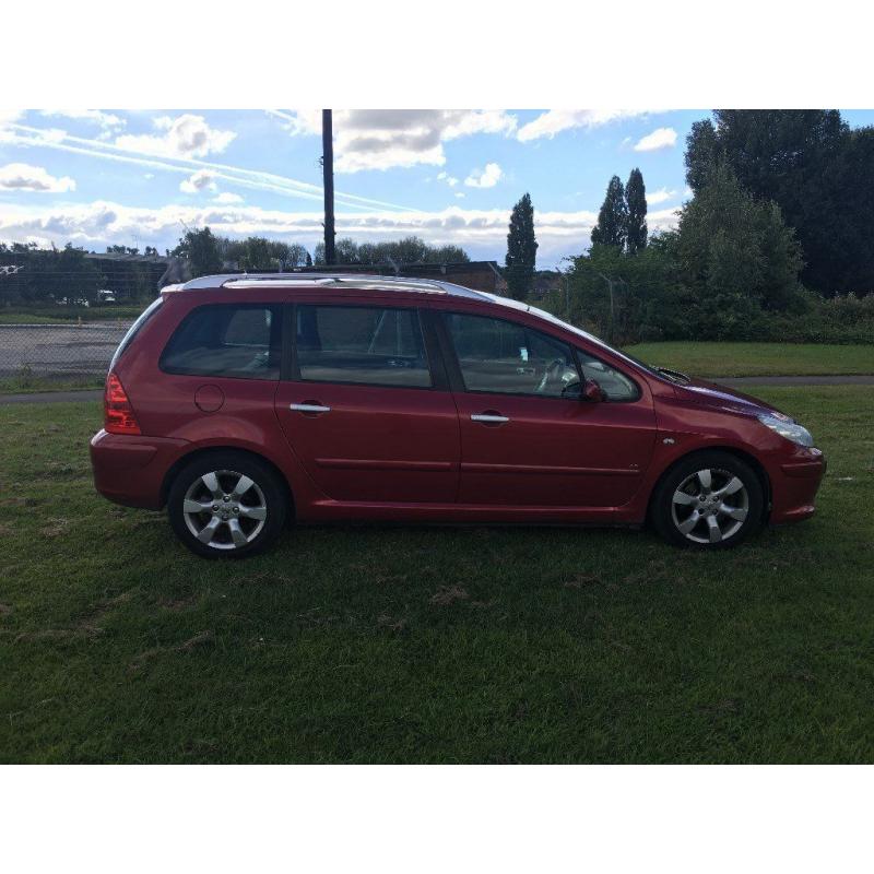 55 REG PEUGEOT 307 SW 2.0 HDi SE 5DR-GREAT MPG-LONG MOT-GREAT CAR LOOKS & DRIVES WELL