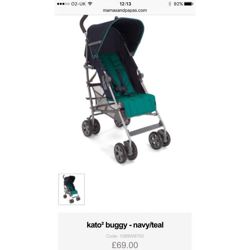 Brand new kato2 mamas and papas stroller