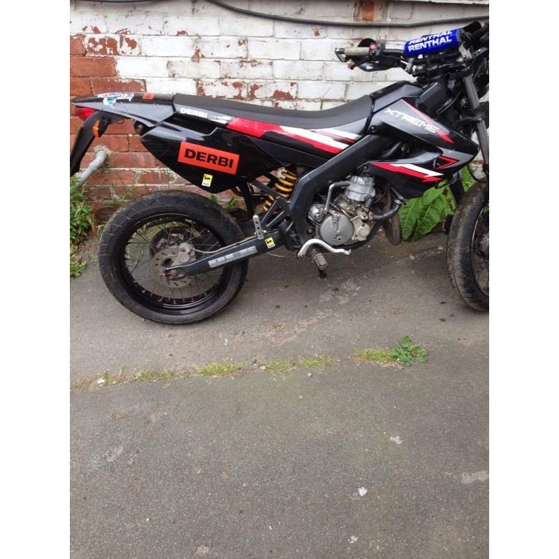 Derbi senda supermoto 70cc 58 reg