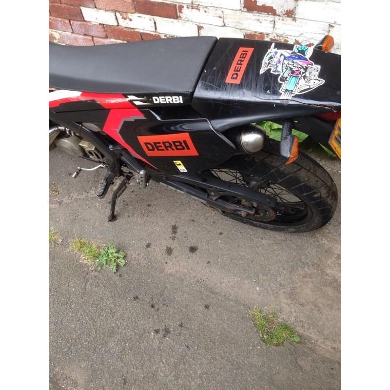 Derbi senda supermoto 70cc 58 reg