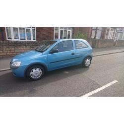 Vauxhall Corsa 1.2 V low mileage