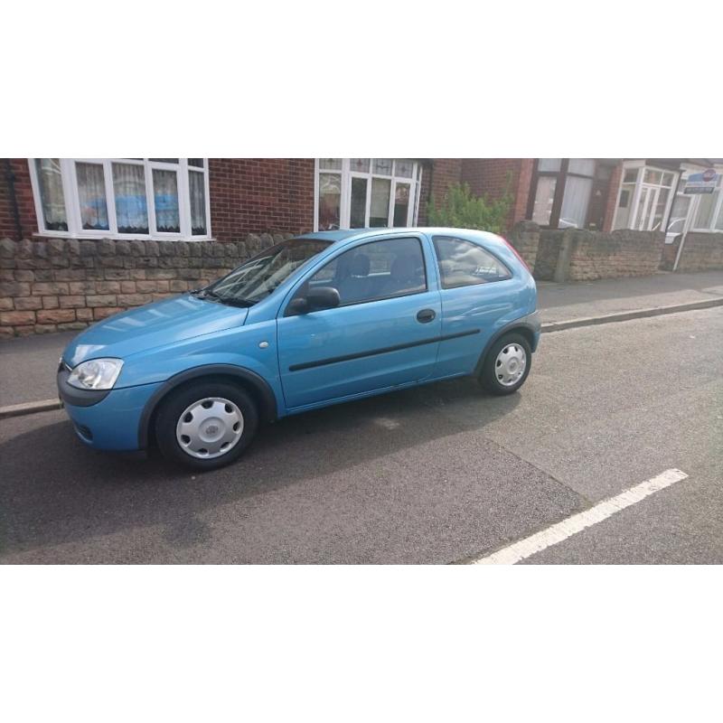 Vauxhall Corsa 1.2 V low mileage