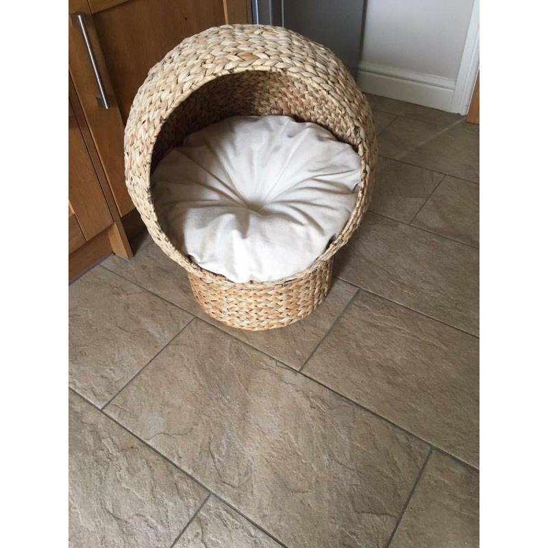 Cat basket, like new