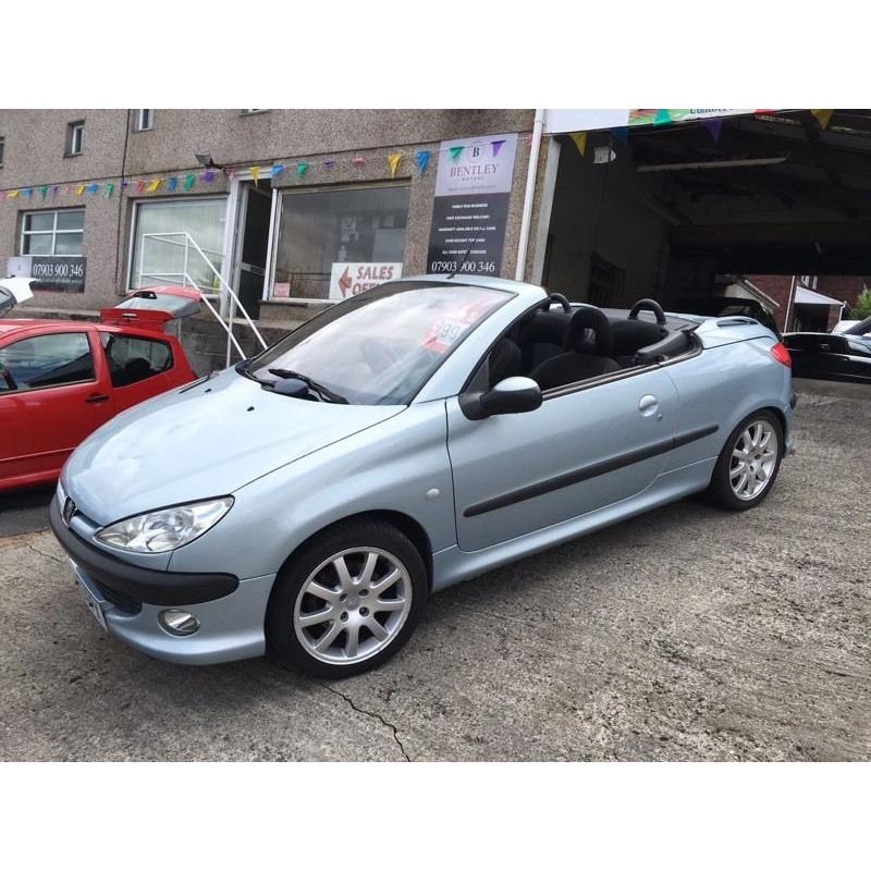 03 Peugeot 206cc cabriolet 1.6, long mot