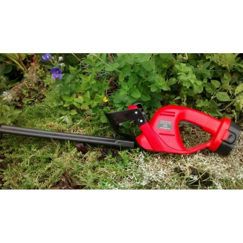 CORDLESS hedge trimmer - AS NEW