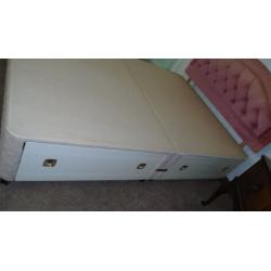 Myers 4'6'' Double DIvan Base with 4 Drawers under & Headboard (No mattress)